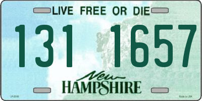 NH license plate 1311657