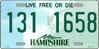 NH license plate 1311658
