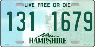 NH license plate 1311679