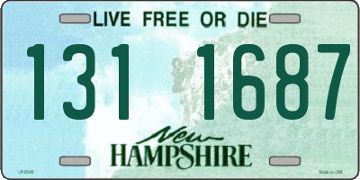 NH license plate 1311687