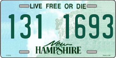NH license plate 1311693