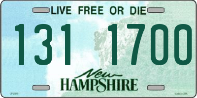 NH license plate 1311700