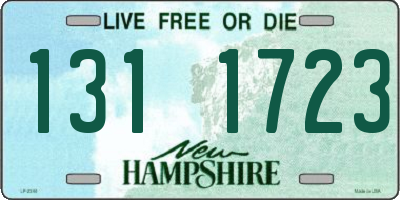 NH license plate 1311723