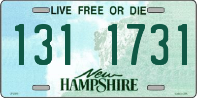 NH license plate 1311731