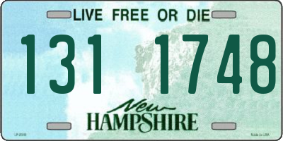 NH license plate 1311748