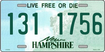 NH license plate 1311756