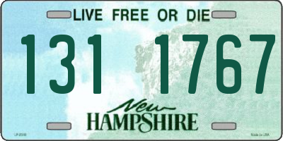 NH license plate 1311767
