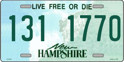 NH license plate 1311770