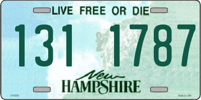 NH license plate 1311787