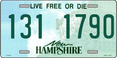 NH license plate 1311790