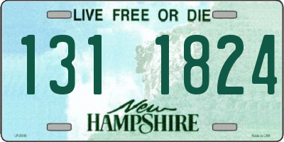 NH license plate 1311824