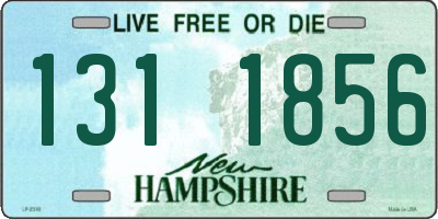NH license plate 1311856