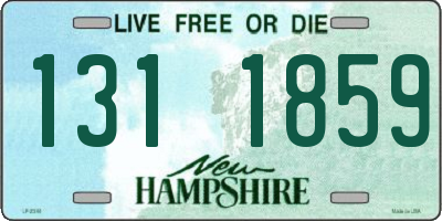 NH license plate 1311859