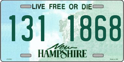 NH license plate 1311868