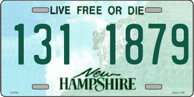 NH license plate 1311879