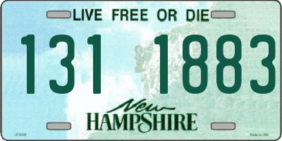NH license plate 1311883
