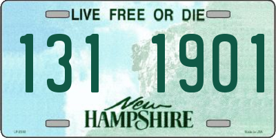 NH license plate 1311901