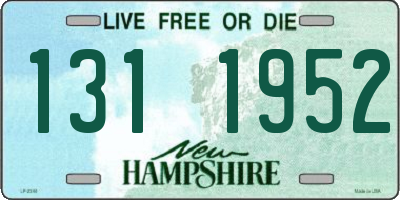 NH license plate 1311952