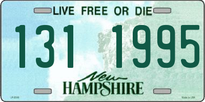NH license plate 1311995