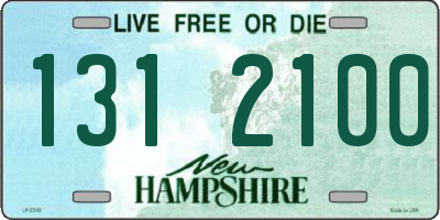 NH license plate 1312100