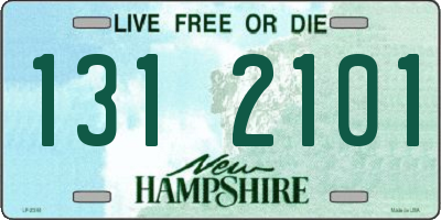 NH license plate 1312101