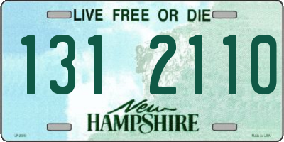 NH license plate 1312110