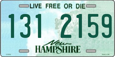 NH license plate 1312159