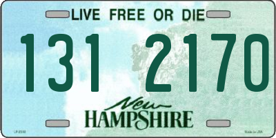 NH license plate 1312170