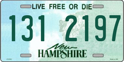 NH license plate 1312197