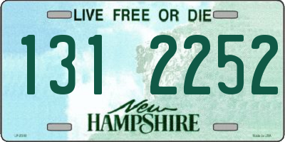 NH license plate 1312252