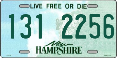 NH license plate 1312256