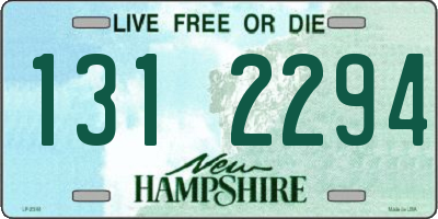 NH license plate 1312294