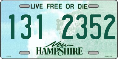 NH license plate 1312352