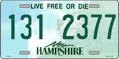 NH license plate 1312377