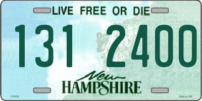 NH license plate 1312400