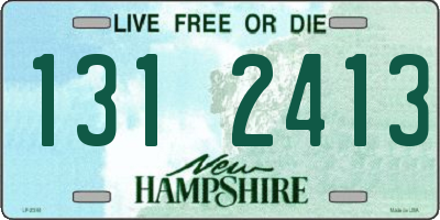 NH license plate 1312413