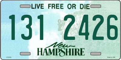 NH license plate 1312426