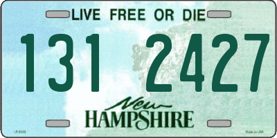 NH license plate 1312427