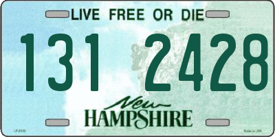 NH license plate 1312428