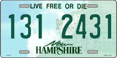 NH license plate 1312431