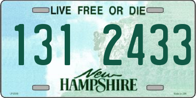 NH license plate 1312433