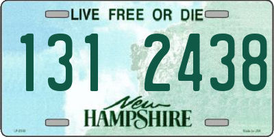 NH license plate 1312438