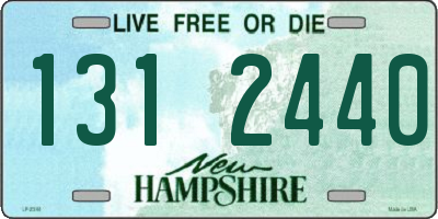 NH license plate 1312440