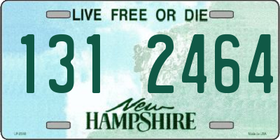 NH license plate 1312464