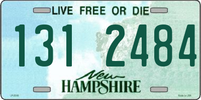 NH license plate 1312484