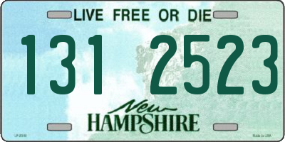 NH license plate 1312523