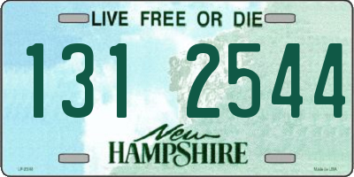 NH license plate 1312544