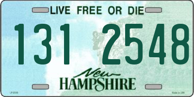 NH license plate 1312548
