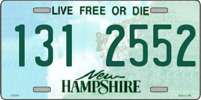 NH license plate 1312552