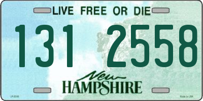 NH license plate 1312558